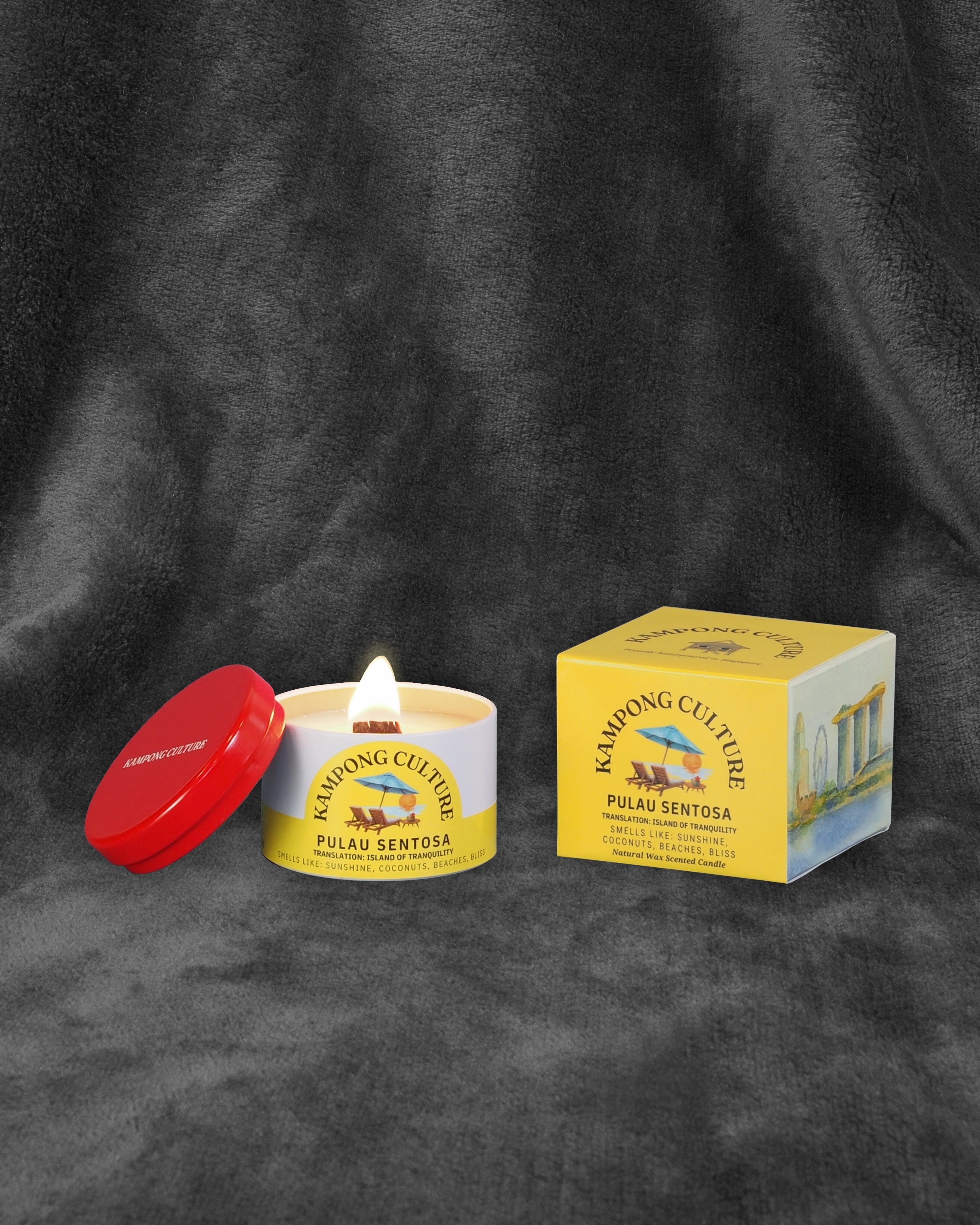 Pulau Sentosa - Candle Tin