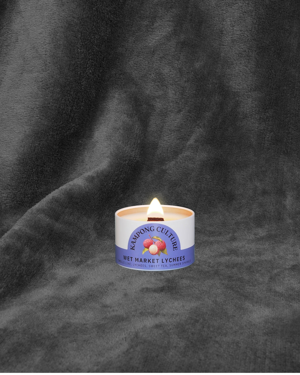 Wet Market Lychees - Candle Tin