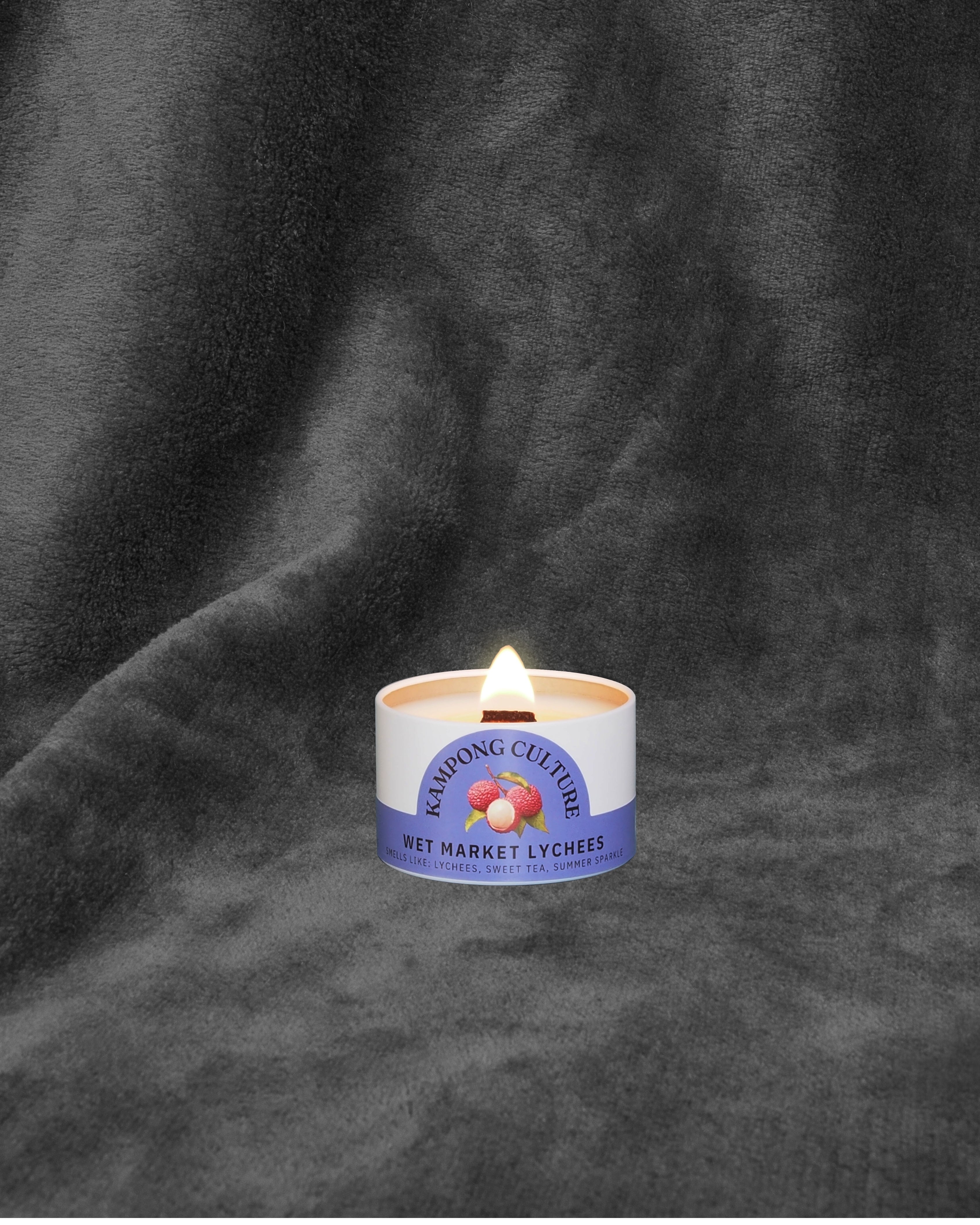Wet Market Lychees - Candle Tin